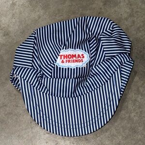 Thomas & Friends Striped Kids Cap in Navy and White Conductor hat
